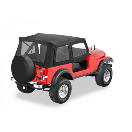 Bâche de remplacement Supertop Classic avec hauts de porte Bestop Jeep Wrangler YJ