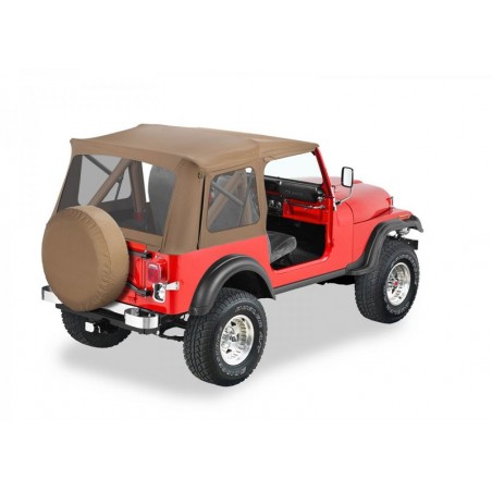 Bâche de remplacement Supertop Classic Spice Bestop Jeep Wrangler YJ