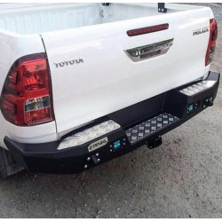 Pare-chocs arrière aluminium Rival pour Toyota Hilux à partir de 2016