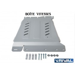 Blindages de protection aluminium Rival Boîte Vitesses pour Renault Alaskan