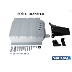 Blindages de protection aluminium Rival Boîte Transfert pour Renault Alaskan