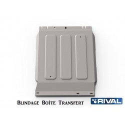 Blindages de protection aluminium Rival Boîte transfert pour Ford Ranger T6