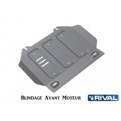 Blindages de protection aluminium Rival Moteur pour Isuzu D-Max