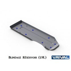 Blindages de protection aluminium Rival Réservoir pour Isuzu D-Max