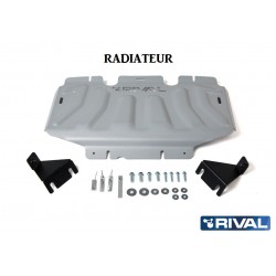 Blindages de protection aluminium Rival Radiateur pour Nissan Navara D40