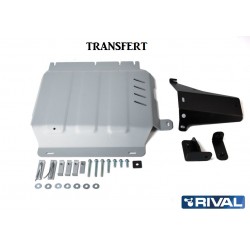 Blindages de protection aluminium Rival Transfert pour Nissan Navara D40