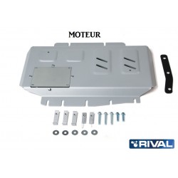 Blindages de protection aluminium Rival Moteur pour Nissan NP300