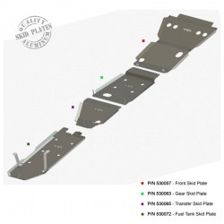 Bindages aluminium Asfir pour Isuzu D-Max de 2004 à 2011