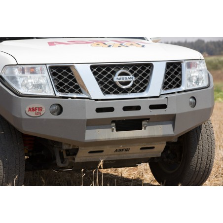 Pare-chocs acier support treuil Asfir pour Nissan Navara D40