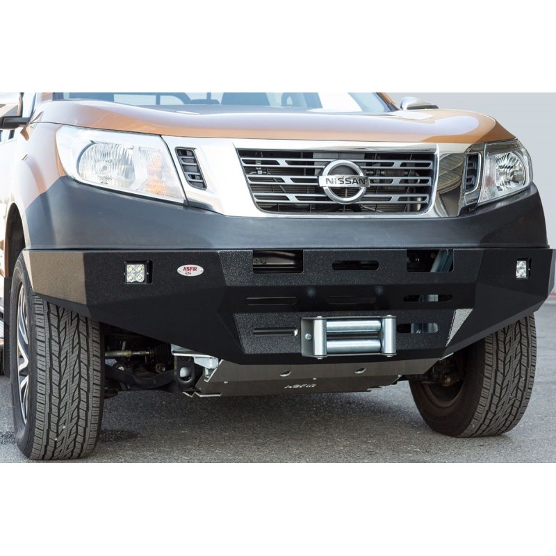Pare-chocs acier support treuil Asfir pour Nissan NP300 2016-2021 Pare-chocs acier support treuil Asfir pour Nissan NP300 2016-2021