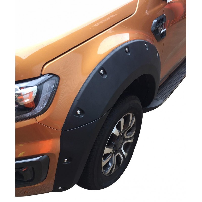 Elargisseurs d'ailes ABS avec boulons apparents Ford Ranger Wildtrak 2019-2021 Elargisseurs d'ailes ABS avec boulons apparents Ford Ranger Wildtrak 2019-2021