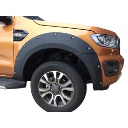 Elargisseurs d'ailes ABS avec boulons apparents Ford Ranger Wildtrak 2019-2021