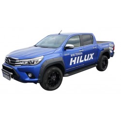 Elargisseurs d'ailes ABS vis apparentes Toyota Hilux 2016-2018