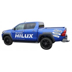 Elargisseurs d'ailes ABS vis apparentes Toyota Hilux 2016-2018