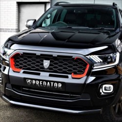 Calandre grille red accents Ford Ranger XLT Limited 2019-2021