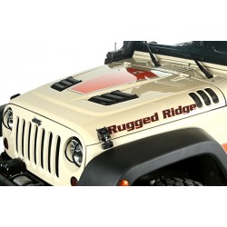 Capot moteur acier Rugged Ridge Jeep Wrangler JK