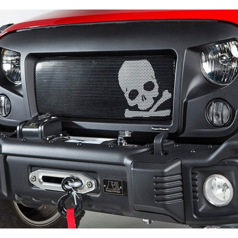 Kit calandre Grille Spartan Skull Rugged Ridge Jeep Wrangler JK Kit calandre Grille Spartan Skull Rugged Ridge Jeep Wrangler JK