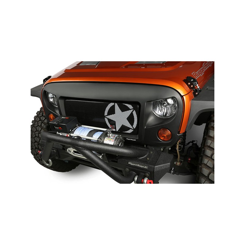 Kit calandre Grille Spartan Star Rugged Ridge Jeep Wrangler JK Kit calandre Grille Spartan Star Rugged Ridge Jeep Wrangler JK