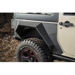 Extensions d'ailes arrière acier Rugged Ridge Armor Jeep Wrangler JK