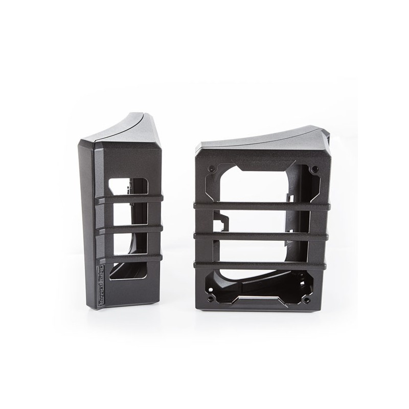 Protections de feux arrière en fonte d'aluminium Noir Rugged Ridge pour Jeep Wrangler JK de 2007 à 2017 Protections de feux arrière en fonte d'aluminium Noir Rugged Ridge pour Jeep Wrangler JK de 2007 à 2017