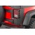 Protections d'angle arrière acier Noir Rugged Ridge pour Jeep Wrangler JK de 2007 à 2017