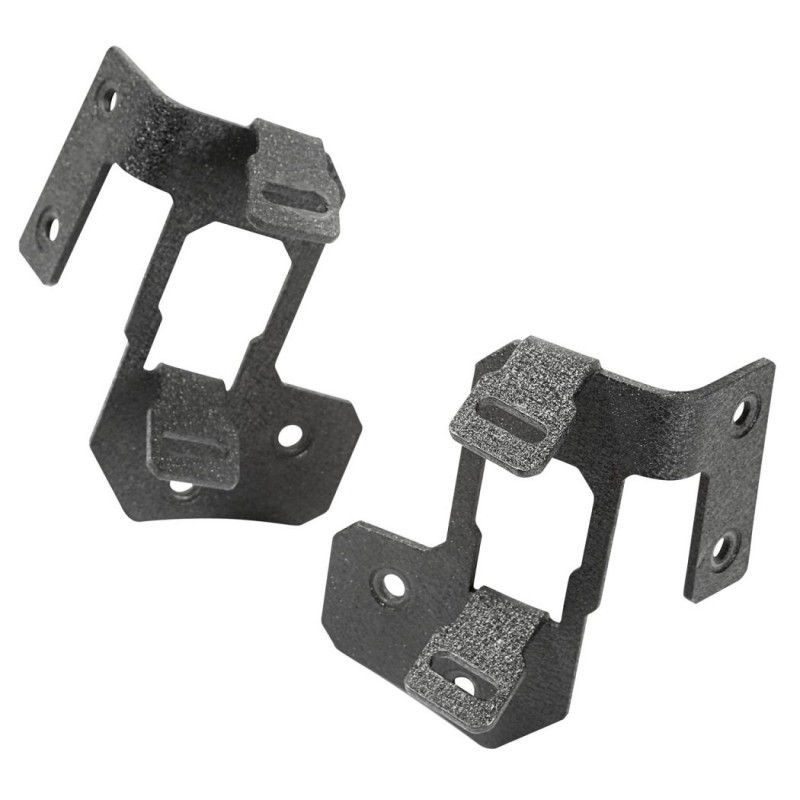 Supports phares additionnels acier Noir Rugged Ridge pour Jeep Wrangler JK de 2007 à 2017 Supports phares additionnels acier Noir Rugged Ridge pour Jeep Wrangler JK de 2007 à 2017