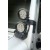 Supports phares additionnels acier Noir Rugged Ridge pour Jeep Wrangler JK de 2007 à 2017