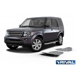 Blindages de protection aluminium Rival pour Land Rover Discovery 4