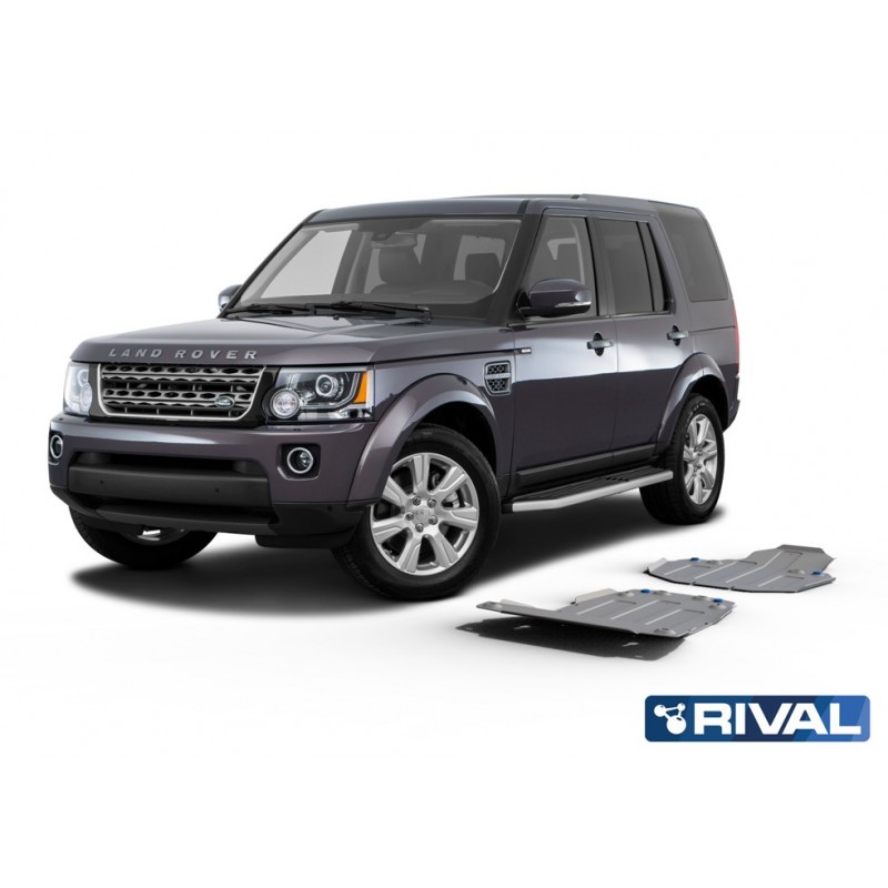 Blindages de protection aluminium Rival pour Land Rover Discovery 4 Blindages de protection aluminium Rival pour Land Rover Discovery 4