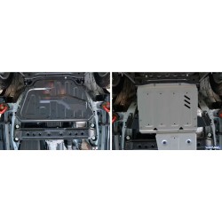 Blindages de protection aluminium Rival pour Mitsubishi Pajero