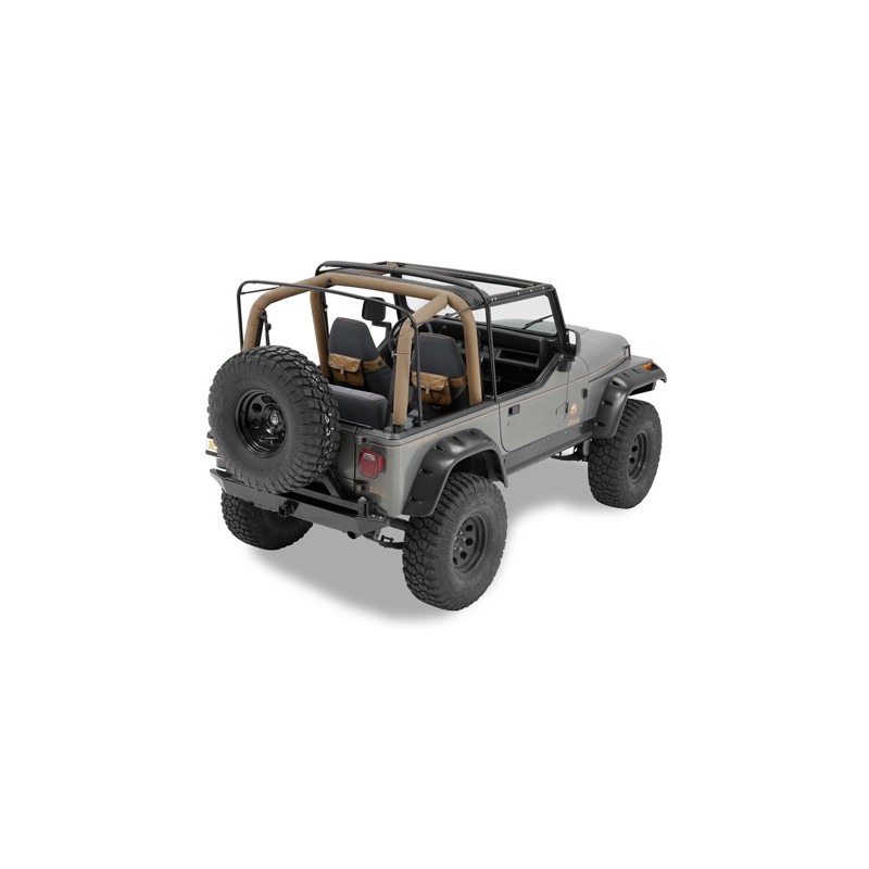 Bâche de remplacement Spice fenêtres teintées Bestop Jeep Wrangler YJ