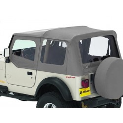 Bâche de remplacement Grise Bestop Jeep Wrangler YJ 1988-1995