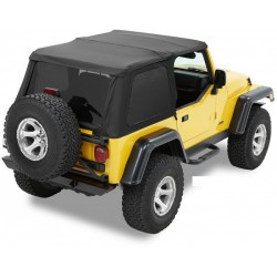 Bâche Trektop NX Black Denim Bestop Jeep Wrangler TJ 1997-2006