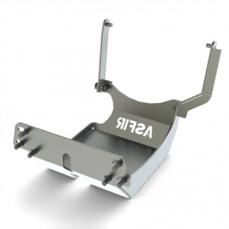 Blindage aluminium avant Asfir pour Jeep Wrangler TJ 2001-2006