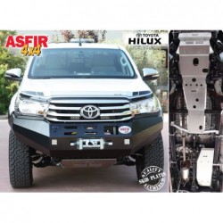 Blindage aluminium avant moteur Asfir pour Toyota Hilux 2016-2021