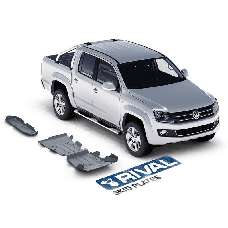 Blindages de protection aluminium Rival pour Volkswagen Amarok Blindages de protection aluminium Rival pour Volkswagen Amarok