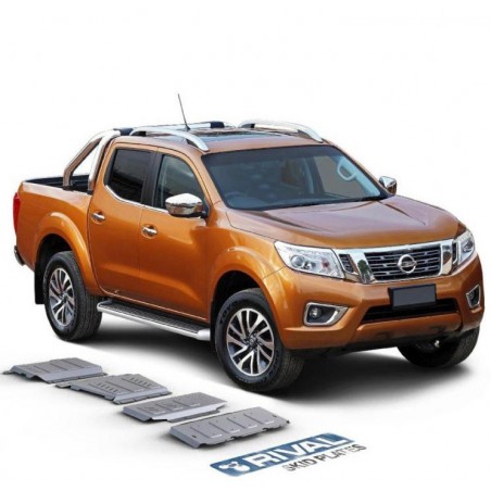 Blindages de protection aluminium Rival pour Nissan NP300