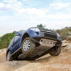 Blindage aluminium boîte de transfert Asfir pour Mitsubishi Pajero 3,2DI-D 2007-2018