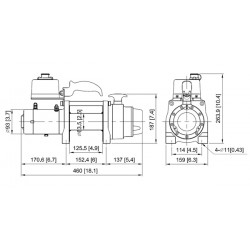 Treuil Come-Up DV-6S 2722 kg 12 volts