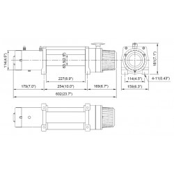Treuil Come-Up DV9S 4082 kg 12 volts