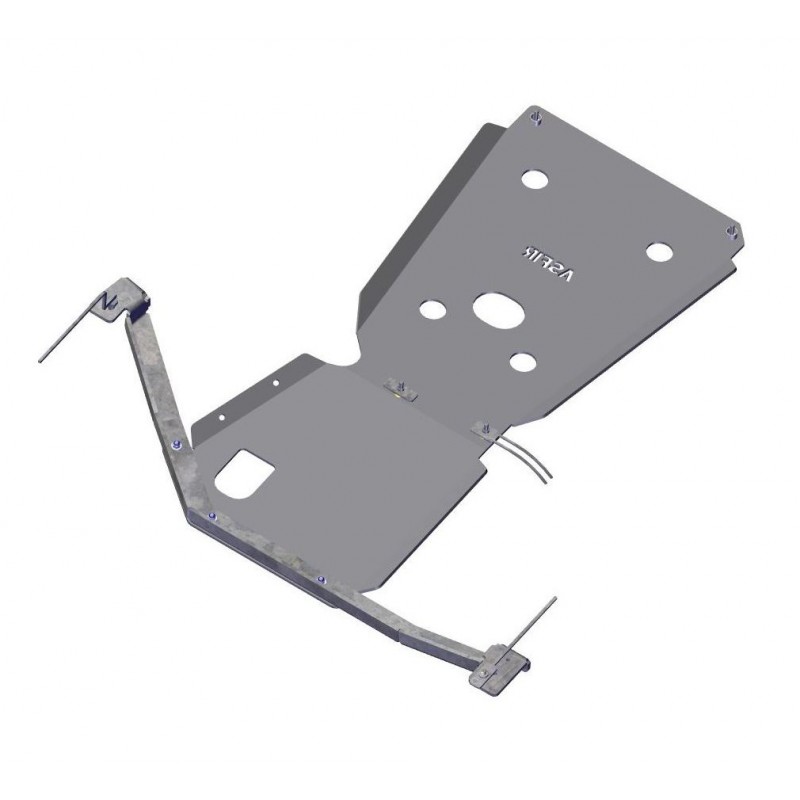 Blindage aluminium boîte transfert Asfir pour Toyota LC150 E6 Boîte Auto 2018-2021 Blindage aluminium boîte transfert Asfir pour Toyota LC150 E6 Boîte Auto 2018-2021