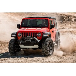 Pare-chocs Stubby avant aluminium Rival Jeep Wrangler JK-JL et Gladiator