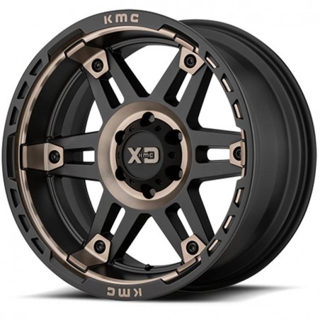 Jante KMC XD840 SPY II SATIN BLACK WITH DARK TINT