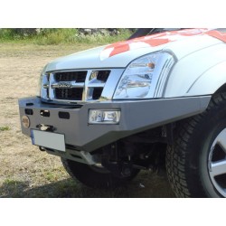 Pare-chocs acier support treuil Asfir pour Isuzu D-Max 2004-2007