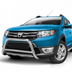 Bullbar acier inoxydable homologué route Germansell Dacia Sandero Stepway