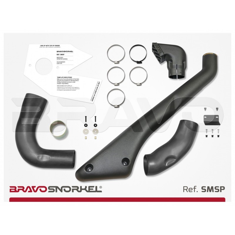 Snorkel Bravo Mercedes Sprinter W906-Volkswagen Crafter 2006-2018 Snorkel Bravo Mercedes Sprinter W906-Volkswagen Crafter 2006-2018