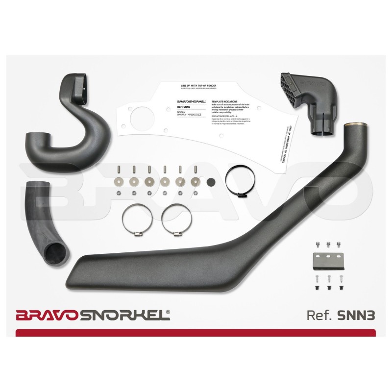 Snorkel Bravo Nissan Navara D22 1997-2005 Snorkel Bravo Nissan Navara D22 1997-2005
