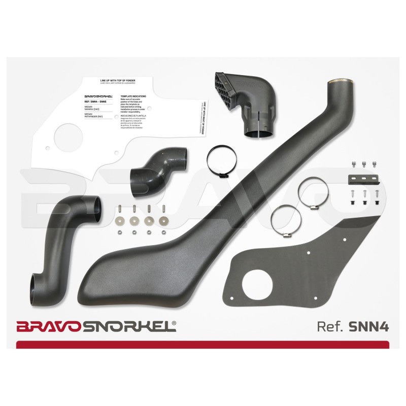 Snorkel Bravo Nissan Navara D40/Pathfinder R51 2005-2009 Snorkel Bravo Nissan Navara D40/Pathfinder R51 2005-2009