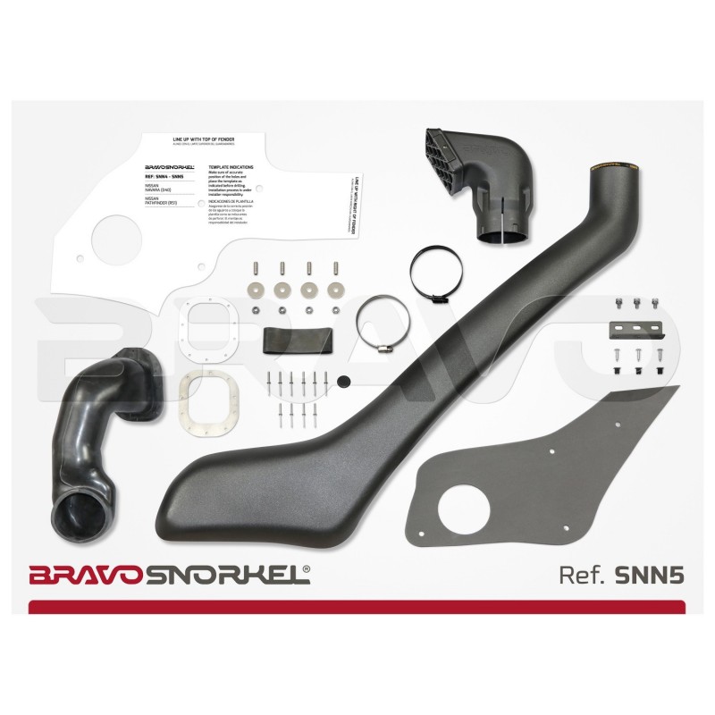 Snorkel Bravo Nissan Navara D40/Pathfinder R51 2010-2014 Snorkel Bravo Nissan Navara D40/Pathfinder R51 2010-2014
