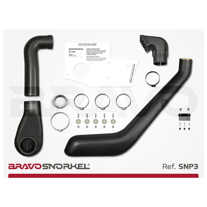 Snorkel Bravo Nissan Patrol GR Y61 1998-2004 Snorkel Bravo Nissan Patrol GR Y61 1998-2004